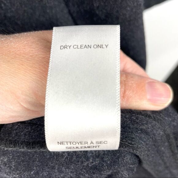 AYRTIGHT Charcoal Wool Blend Cocoon Coat Size S - Picture 6 of 8